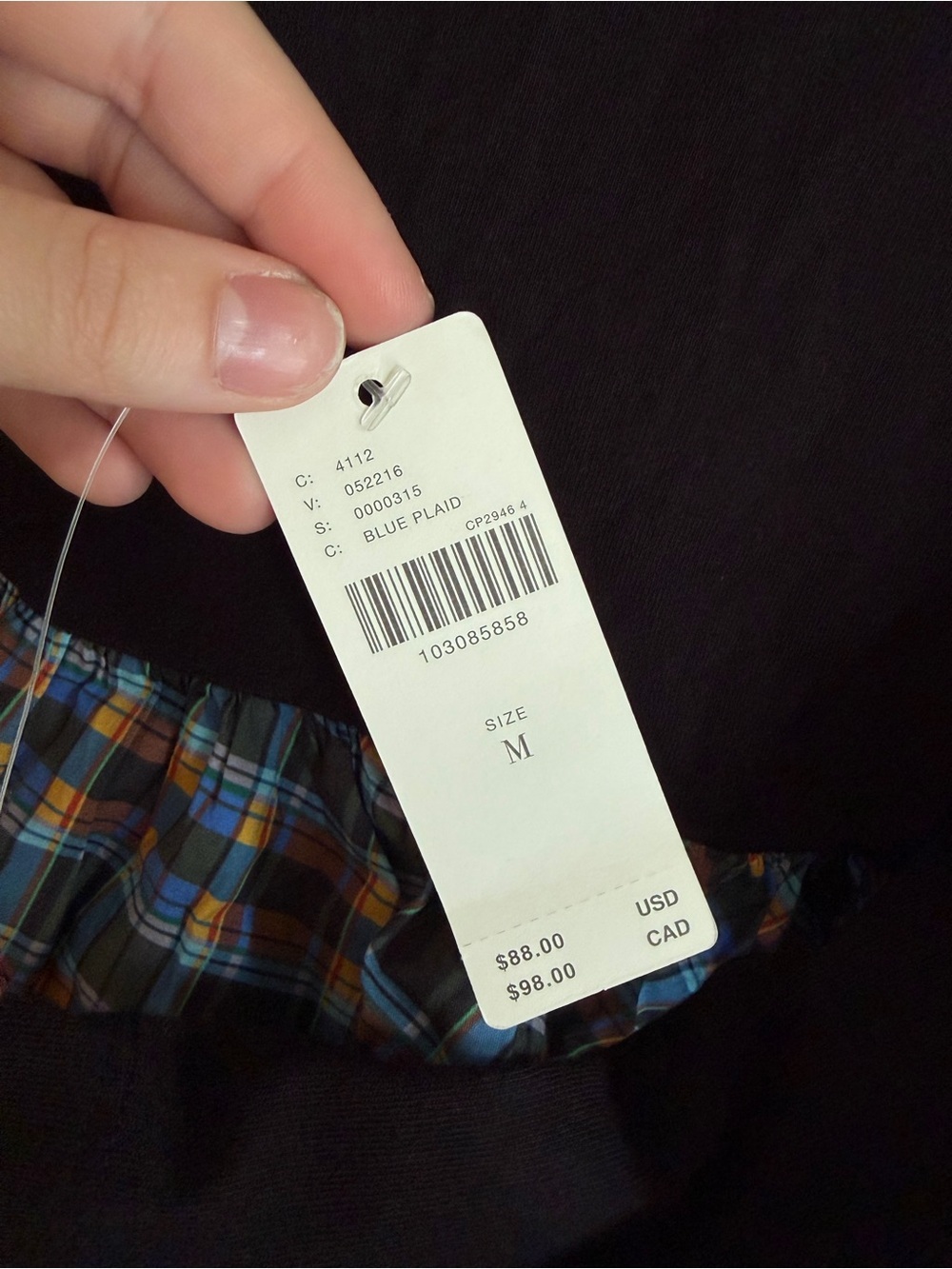 Maeve long sleeve peplum top NWT - Picture 5 of 6